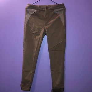AE khaki skinny jeans